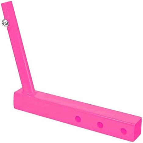 Steinjager J0047532 - Powder Coated Hot Pink Hitch Mounted Single Flag Holder Kit