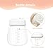 Baby Bottles Breast Pump Parts Compatible with Spectra Replacement Pump Parts, Spectra Bottles, SPE-ctra Breast Pump SPE-ctra Pump Accessories, SPE-ctra s1/s2/9 Plus, Not Original Accessories, 2 Set