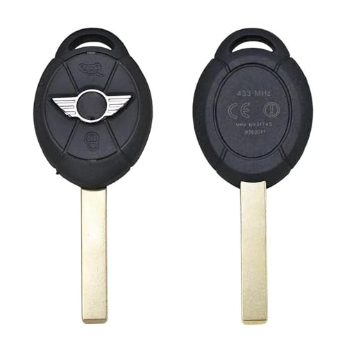 HCYZYU Schlüsselgehäuse Ersatz Für Mini Für Cooper 2005 2006 2007 Ersatz 3 Taste Remote Key Shell Fall Auto Schlüssel Gehäuse Abdeckung Autoschlüssel Gehäuse