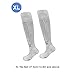 WANGCEPLSD Standard Fencing Stockings, High Long Sports Compression Socks, Fencing Gear, Unisex, for Epee Saber and Foil(Yellow,Large)