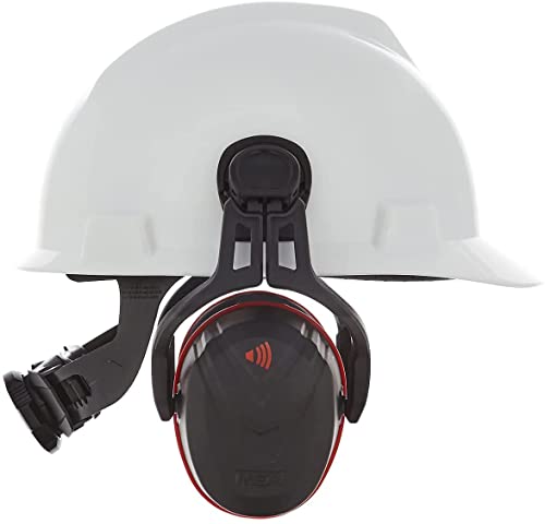 Image of MSA V-Gard Helmet Ear Defenders - Enhanced Comfort Hearing Protection with Helmet Mount for V-Gard Cap Style Hard Hats