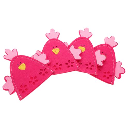 ANDRESLAD 4pezzi Copriuova di Forma di Sacchetti per Conservare Uova di Decorazioni per Tavola Primaverili Confezioni Regalo