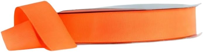 Ribbon Bazaar Neon Grosgrain - Orange 2-1/4" 50yd Spool