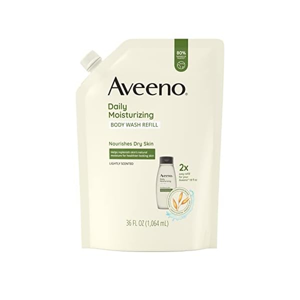 Aveeno Daily Moisturizing Body Wash, Soothing Oat, Refill, 36 Fl. Oz