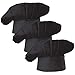 hyzrz Lot de 3 Bonnets de Chef de Cuisine réglables pour Adulte Noir