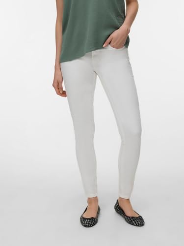 Jean skinny blanc VERO MODA Vmflash Mr stretch pour silhouette élancée - 6