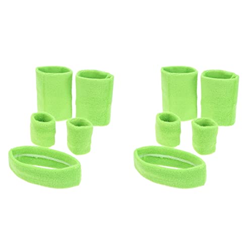 BESPORTBLE 10 Pcs Set Riding Sweatbands Yoga Headband Running Headband Turban Headband Sport Headbands for Men Sports Headbands Man Head Band Fitness Headband Wristband One Piece