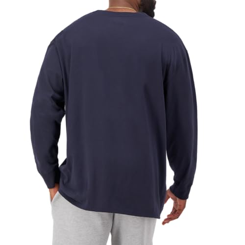 Image of Champion Men's Long Sleeve T-shirt, Classic T-shirt for Men (Reg. Or Big & Tall)