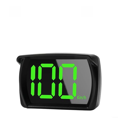 ComfyHarbor Velocímetro digital HUD con pantalla GPS para coche, autobuses, camiones, bicicletas, scooters, material ABS + PC, instalación, modo KM/H, voltaje de 5 V, diseño compacto para una