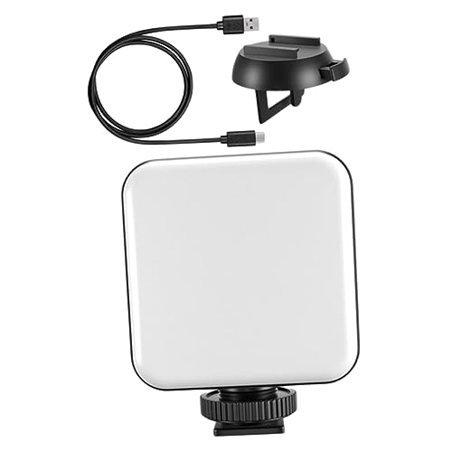 FELTECHELECTR Clip Ring Light for Phone Led Rechargeable 25-100% Brightness Adjustment