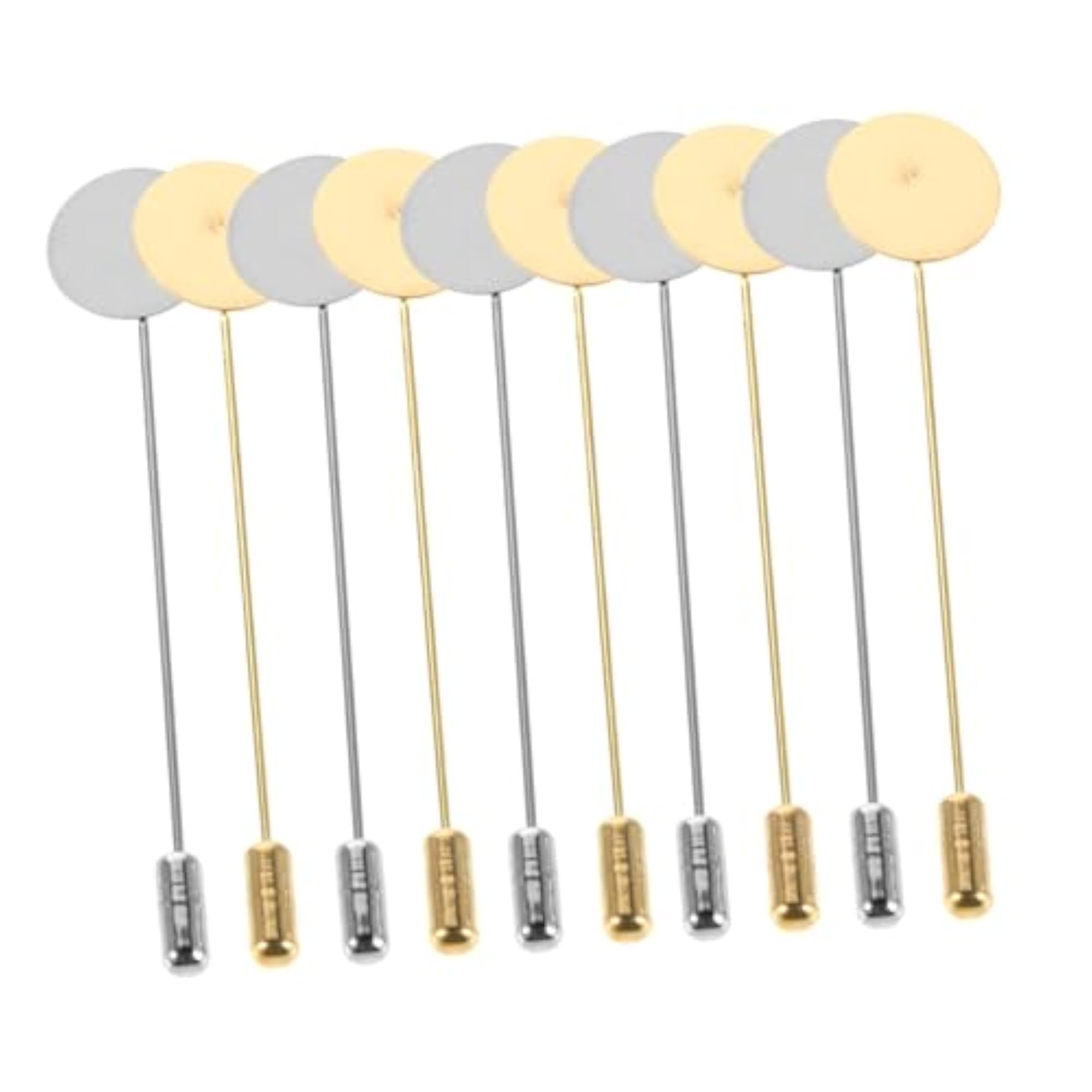 DIY Brooch Pin Kit, Solid Lapel Pin Stick for Crafts