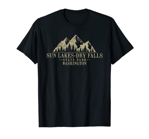 Washington SUN LAKES TROCKENFÄLLE STATE PARK T-Shirt