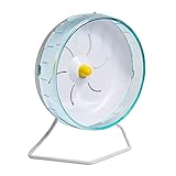 Aucks Silent Hamster Exercise Wheels 6.9 inch Stand Silent Spinner for Hamster Gerbils, Mice，Other...