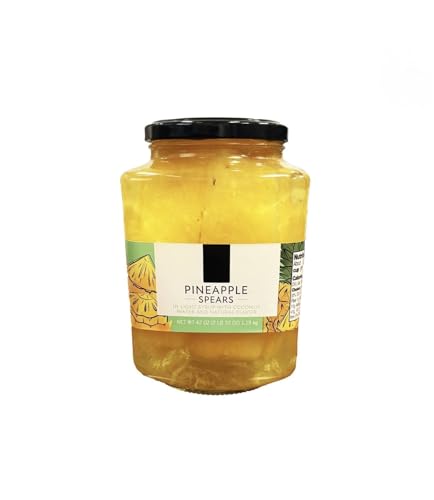 Jar Pineapple Spears in Coconut Water, 2 POUNDS 10 OZ