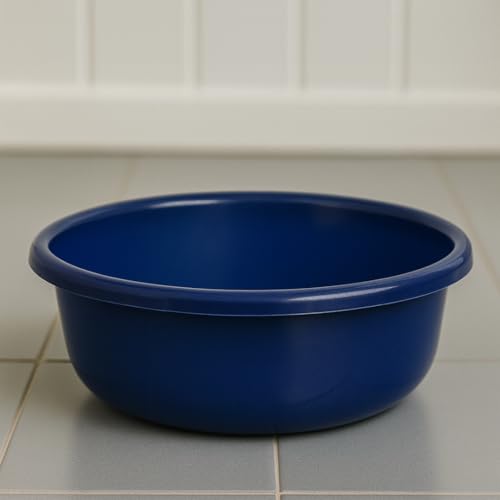PARENCE.- Rundes Waschbecken 10L – Große Hochleistungs-Waschwanne aus Kunststoff 36 cm | Mehrzweckbecken für Haushalt, Wäscherei, Küche oder Garten