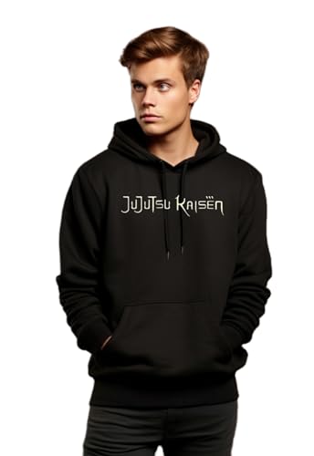 Image of Be Crazy Anime Printed Black Hoodie /Graphic Printed Hoodie /Hoodie for Men & Women /Warm Hoodie /Unisex Hoodie
