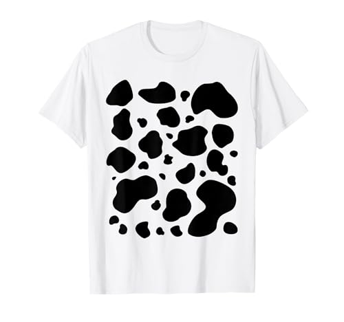 Cow Shirt Adult Kids Men Women Cow Costume T-Shirt