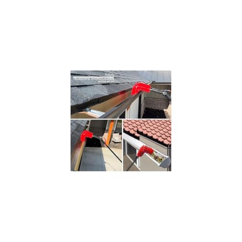 Telescopic Cleaning Brush (Gutter cleaning kit), Water Powered, Gutter Cleaning Brush Roofing - Image 2