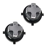 pistro 2Pcs Replacement Rotating D-pad Button for 60 Game Controller - Black Repair Part for Microsoft Wireless Controllers