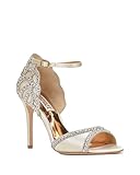 Badgley Mischka Women's Roxy Dress Sandal, Ivory, 7.5 M US