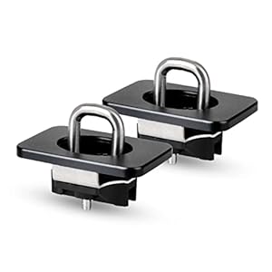 CAREG Klassieke verhoogde intrekbare bevestigingsankers 98-14 compatibel met Ford F150, 98-16 compatibel met Ford Super…