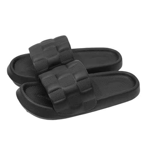 Plaid Slippers for Women and Men Cozy Comfortable Slip-On House Non-Slip Indoor Slippers with Soft Cushioned Sole2