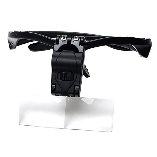 Lai-LYQ Beileshi 1.0/1.5/2.0/2.5/3.5X Lupa de luz LED para Diadema