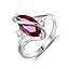 White Gold Ruby