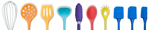 Ozeri 11-Piece All-In-One Silicone Utensil Set, Multicolor #TOP6