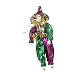 [Décoration] : Parfaite pour décorer une table un bureau à l'occasion d'Halloween, cette poupée clown est également un accessoire idéal pour une fête d'Halloween