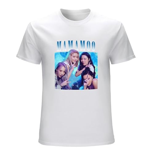 LAO CHEN PI Men T Shirt Mamamoo Vintage White XL