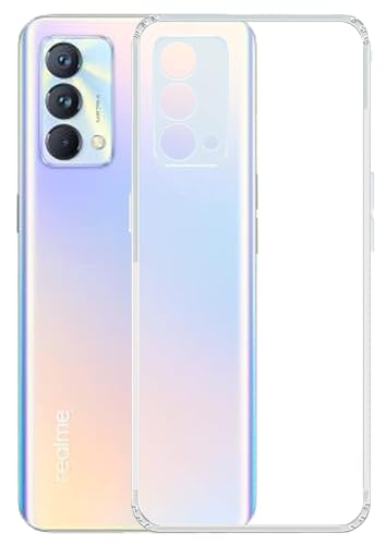 Image of COVERBLACK Flexible Rubber Case Back Cover Compatible for Realme RMX3360 / GT Master Edition - Transparent