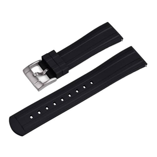 Bracelet de montre en caoutchouc grainé idéal pour le sport et le quotidien actif