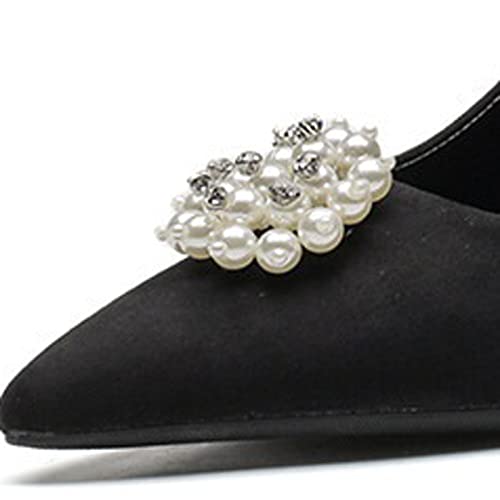 Chaussures à perles et talons hauts de créateur pour cérémonie chic - 5