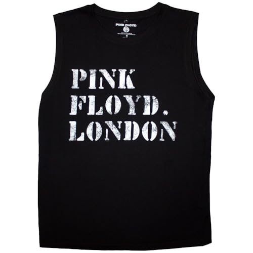 Pink Floyd Stencil Band Logo Tank Top Size L