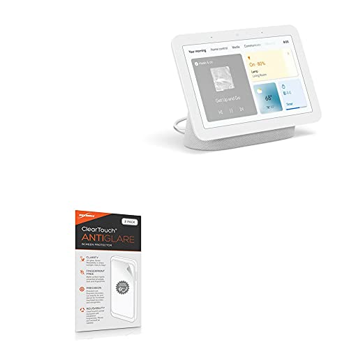 BoxWave Screen Protector Compatible with Google Nest Hub (2nd Gen) - ClearTouch Anti-Glare (2-Pack), Anti-Fingerprint Matte Film Skin