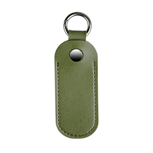 AOOOWER Funda de piel de microfibra para USB Stick Protector con llavero