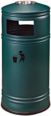ZWJ-Garbage can Outdoor Creative Dustbins Large Hotel Restaurant with Ashtray Trash Can Mall Park Waste&Recycling Compost Paper Storage Bins Outdoor Dustbins (Color : C)