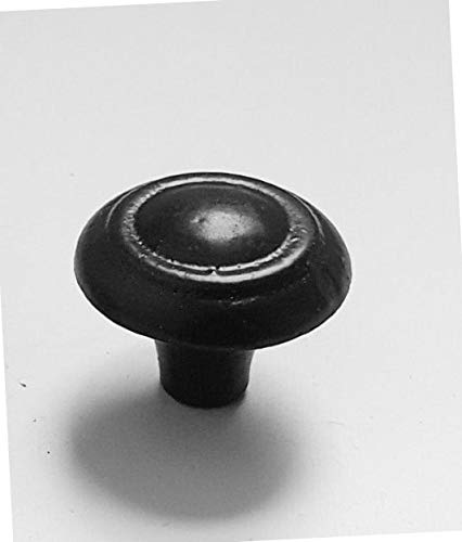 Manor Cabinet Drawer Wardrobe Pull Handle Black Cast Iron Knob 34mm