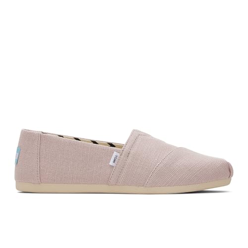 Toms Women's Alpargata Espadrille, Ballet Pink Heritage Canvas, 8.5