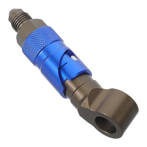 Adaptador de desconexión rápida de aluminio azul de alta durabilidad para moto