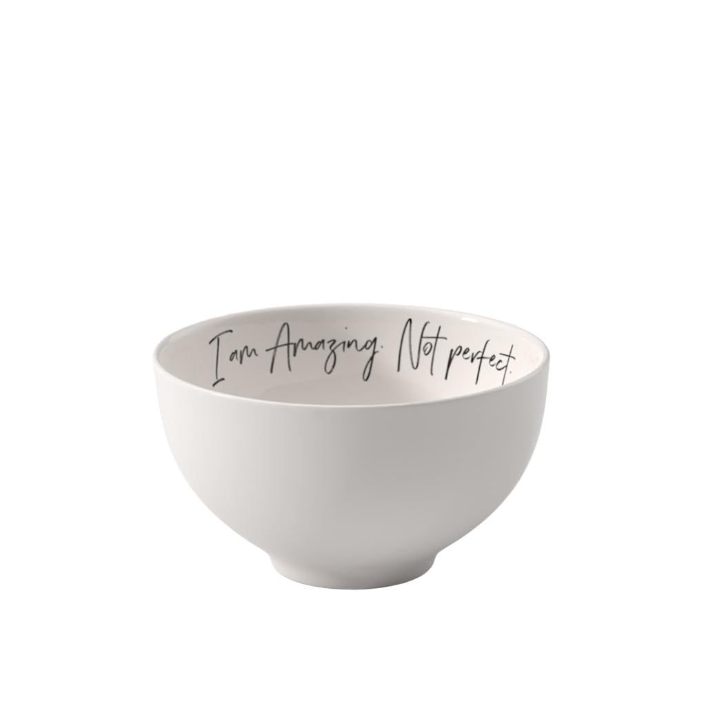 Villeroy & Boch - Statement Bowl Amazing not Perfect 14 x 14 x 8 cm, Porcelain Bowl White