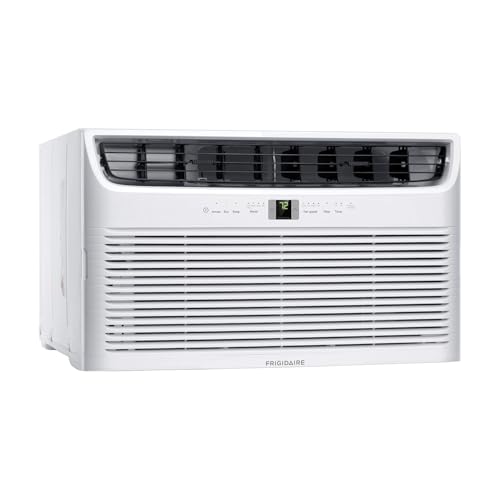 Image of Frigidaire 115V 12000 BTU Wall Air Conditioner with Dehumidifier, Fan & Remote Control, Quiet Energy Efficient Wall Mounted AC Unit for Home Cooling, Cools Rooms Up To 550 Sq Ft
