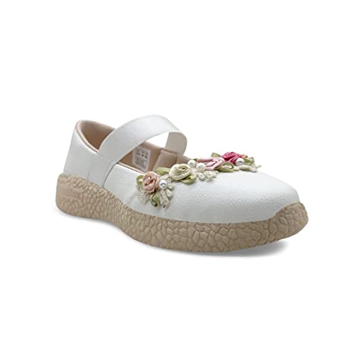 Image of KazarMax Kids Girls Floral Ballet Flat Ballerina