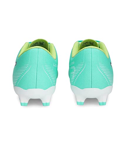 PUMA Ultra Play Firm Ground/Artificial Ground Soccer (Toddler/Little Kid/Big Kid) Electric Peppermint/Puma White/Fast Yellow 3.5 Little Kid M4