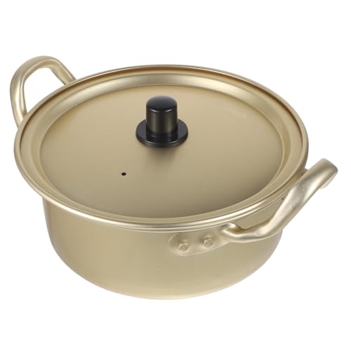 Mikinona Aluminum Cooking Pot Multi-function Noodle Pot Instant Noodles Bowl Easy Clean