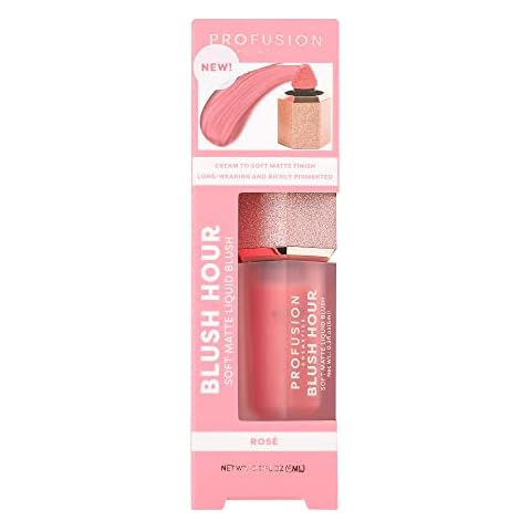 Profusion Cosmetics BLUSH HOUR LIQUID CREAM BLUSH - ROSE, 6 ml (Pack of 1) Cover
