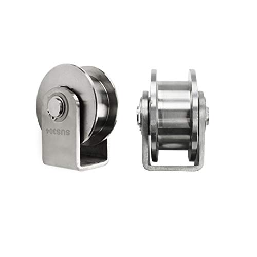 Galets de guidage en acier inoxydable 304 de diamètre 68 mm pour mécanismes de haute précision