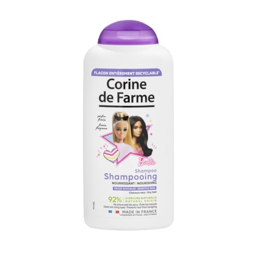 Shampooing Barbie Corine de Farme 300ml nourrissant parfum freesia doux pour fille