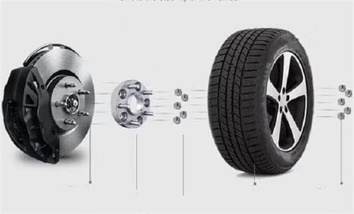 Entretoises de roues 5x110 anti vibration pour élargissement de voie auto